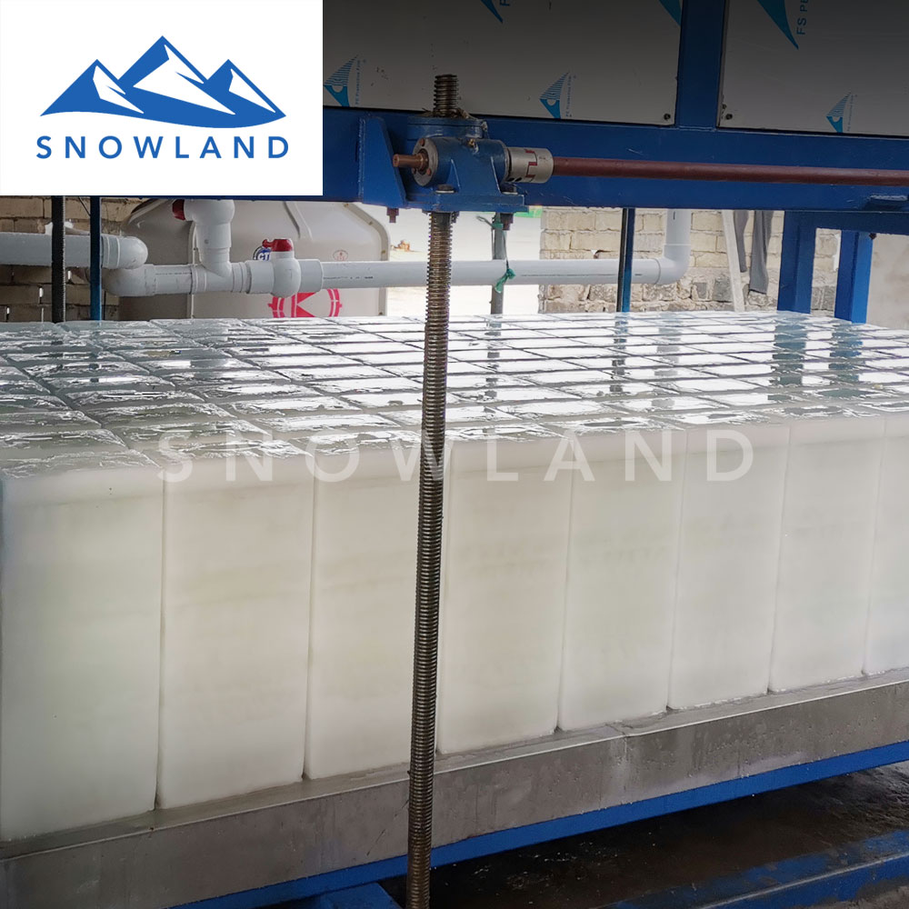 制冰系统工程 直冷式块冰机价格 冰砖机实力厂家 首选佛山新雪制冷 制冰机品牌厂家 终身售后