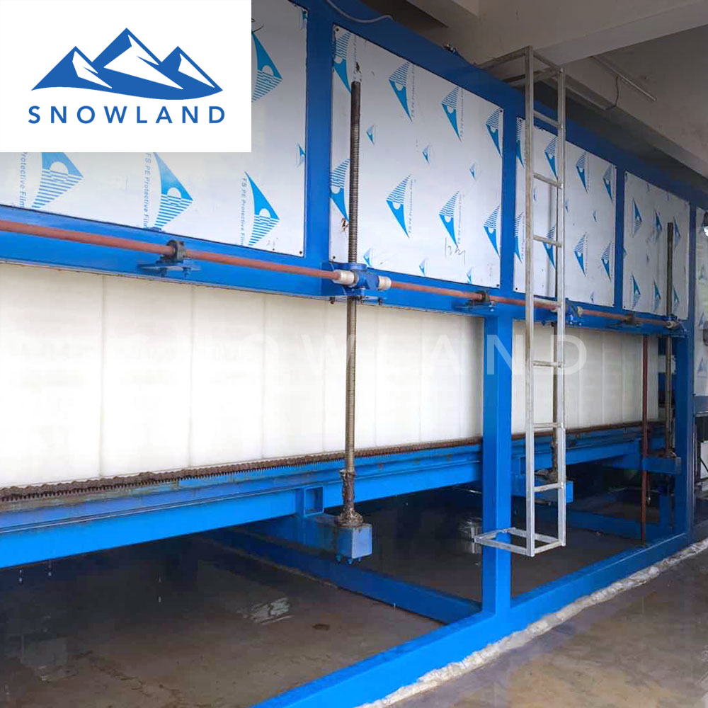   2020佛山新雪制冷大型直冷式块冰机隧道降温制冰机 制冰机品牌 节能大型制冰机生产厂家