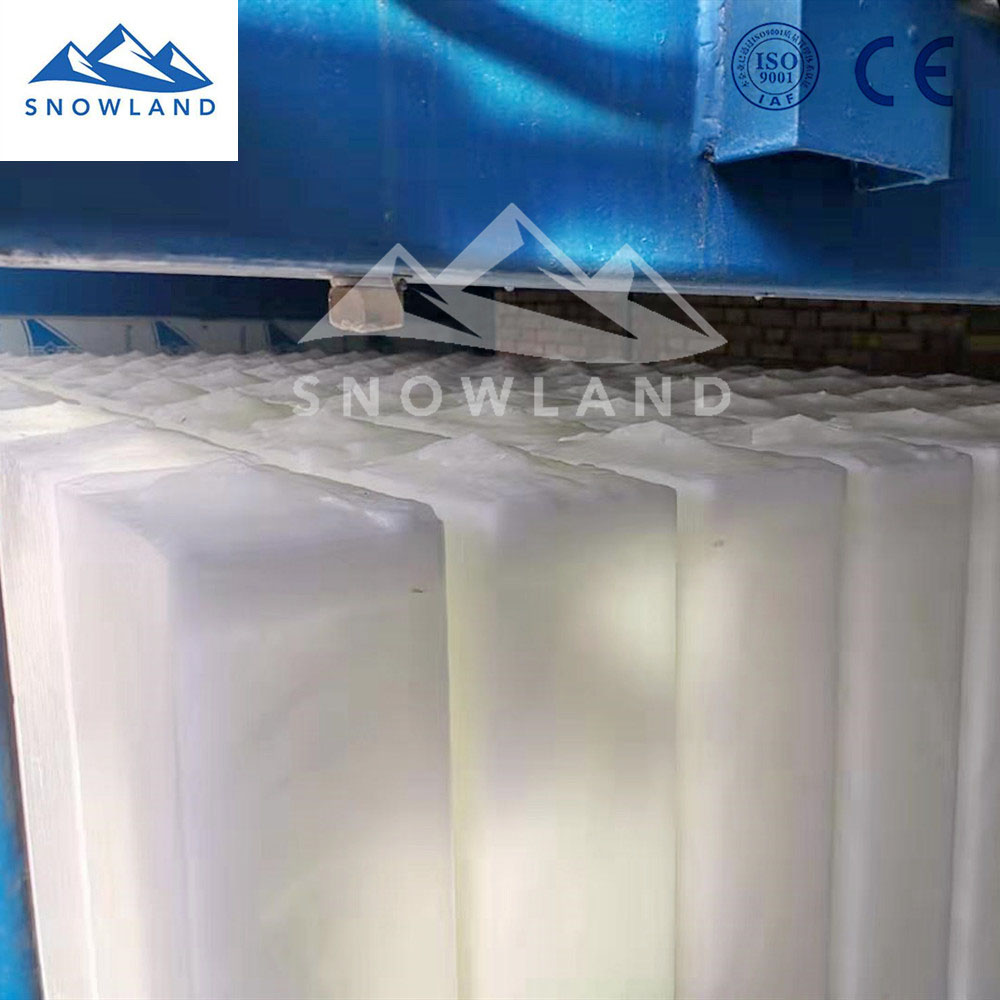 2020新款雪源15吨大型工业制冰机大型块冰机全自动直冷式块冰机化工大型冰砖机