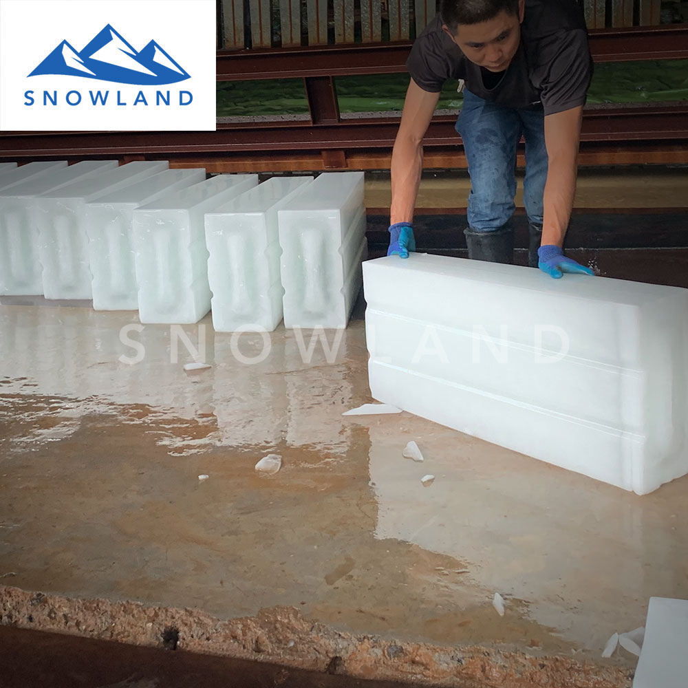 2020佛山新雪大型工业盐水池制冰机 怎么安装盐水制冰机 盐水块冰机设计 化工冰砖机国际品牌 首选新雪制冷